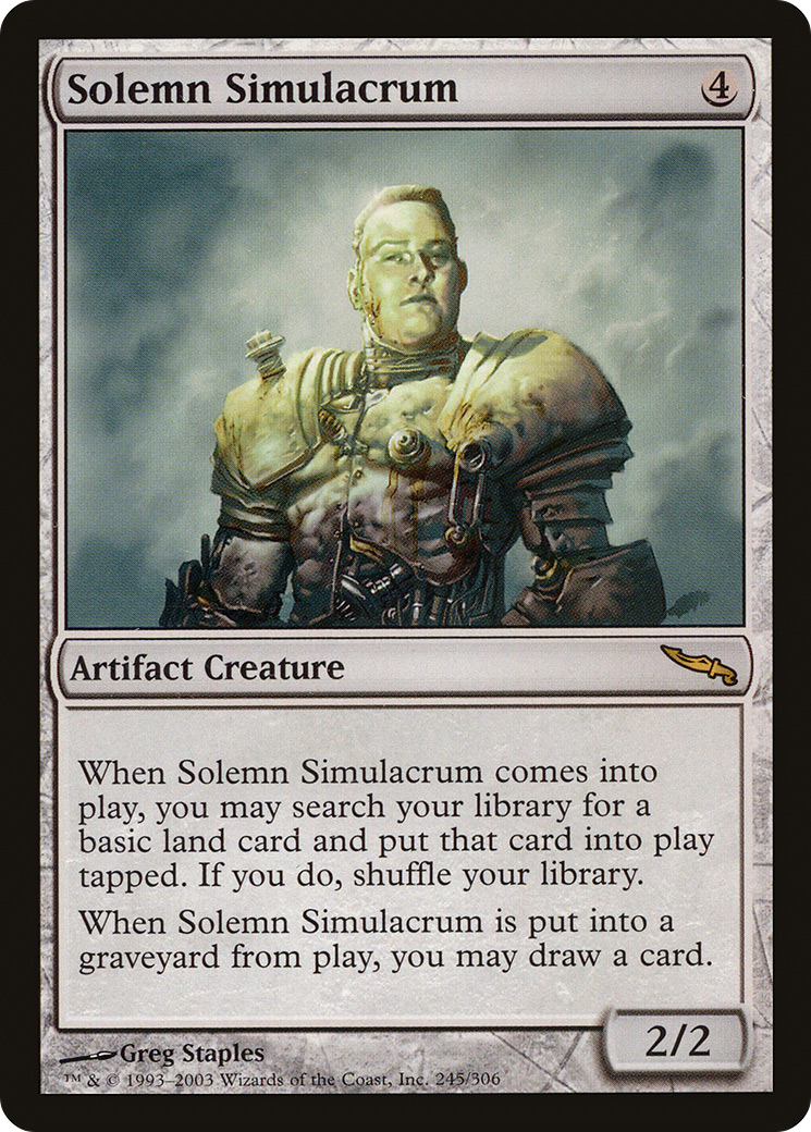 Solemn Simulacrum Card Image