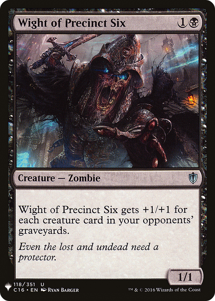 Wight of Precinct Six Card Image