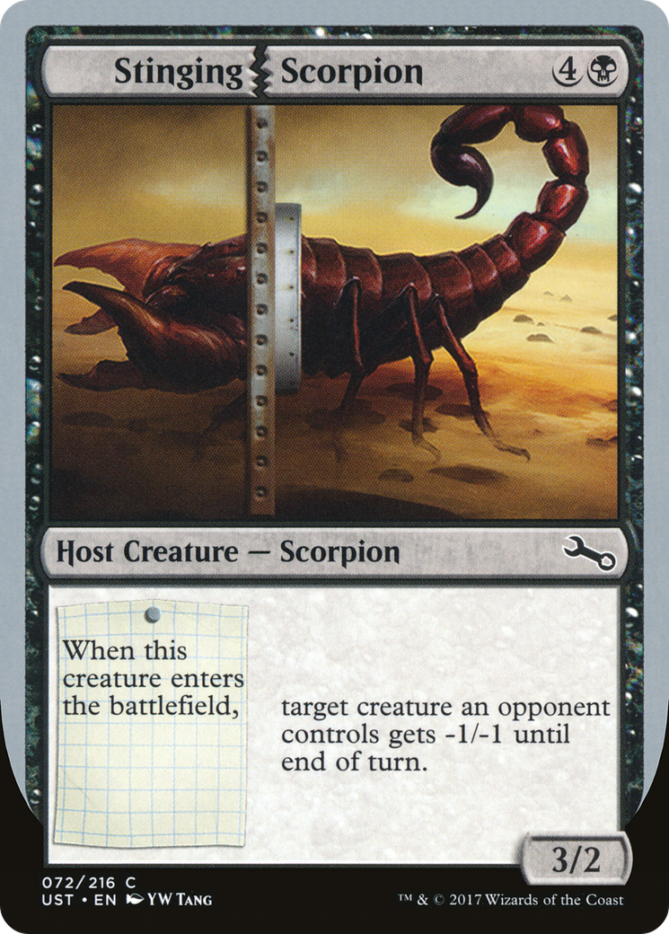 Stinging Scorpion Card Image