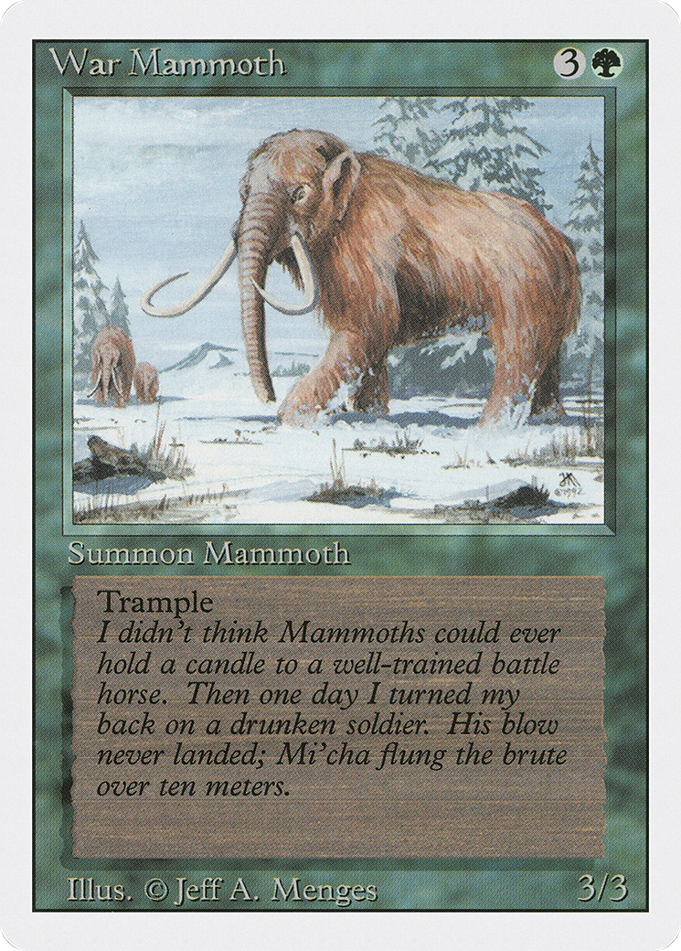 War Mammoth Card Image