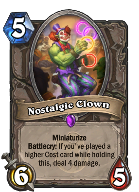 Nostalgic Clown Card Image