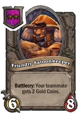 Friendly Saloonkeeper Card Image