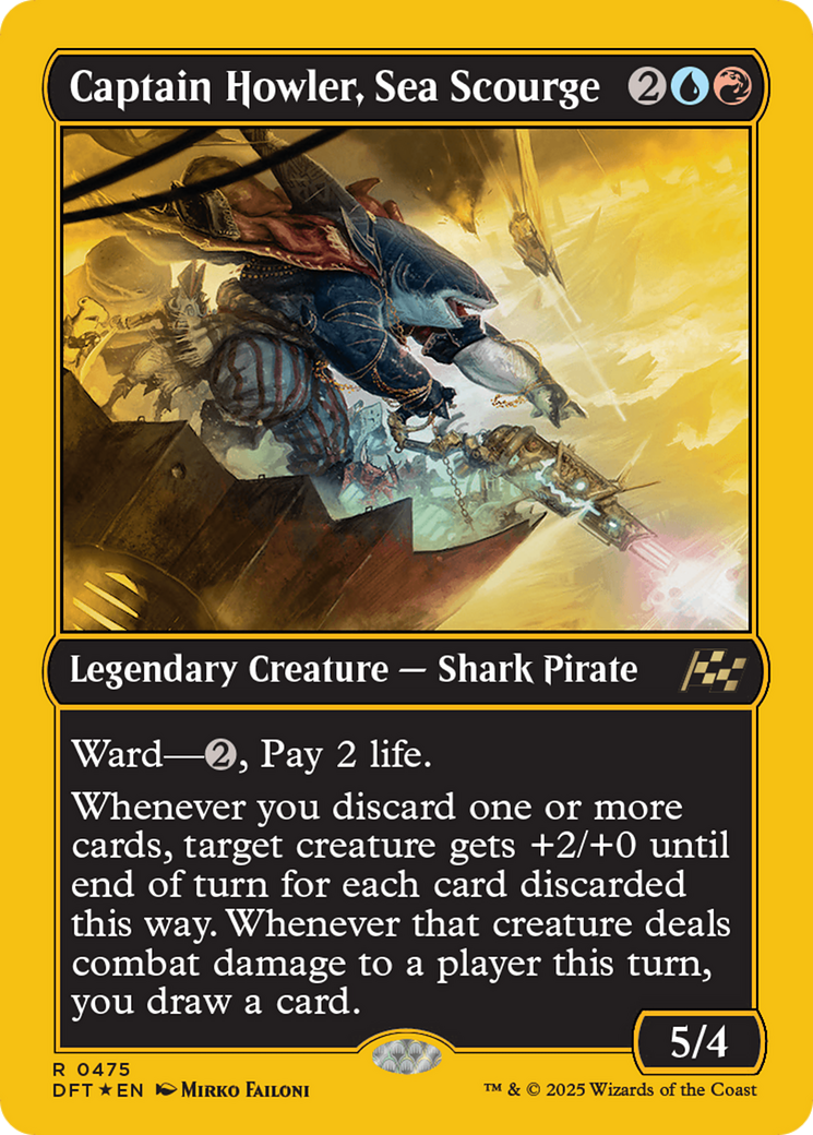 Captain Howler, Sea Scourge Card Image