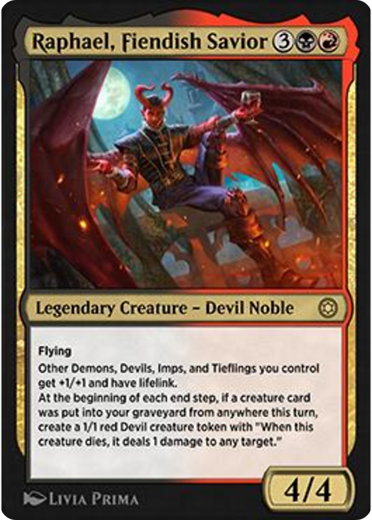 Raphael, Fiendish Savior Card Image