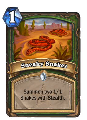 Our Hearthstone Showdown in the Badlands card reveal is snakes all the way  down