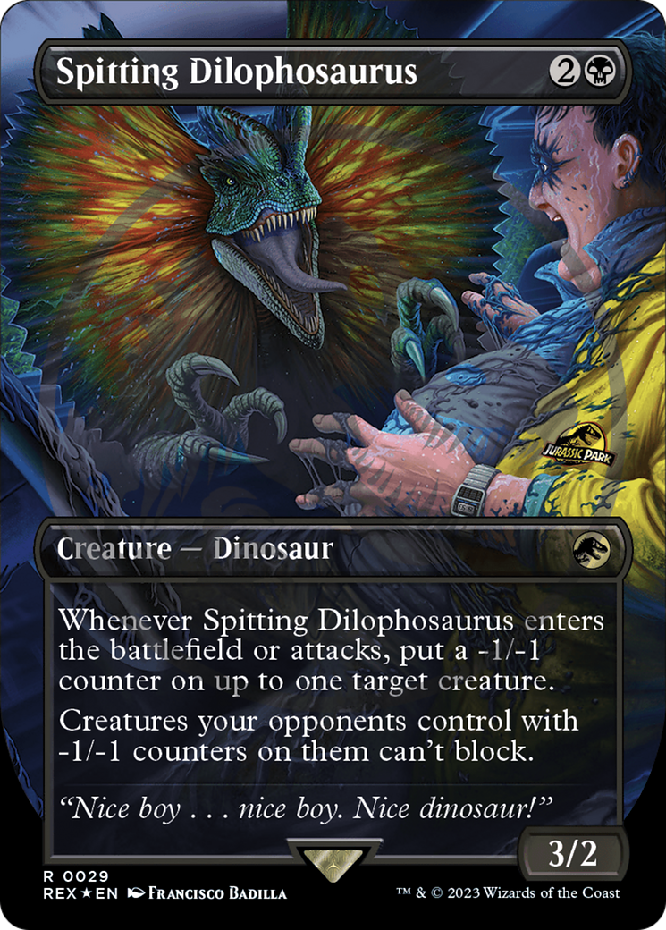 Spitting Dilophosaurus Card Image