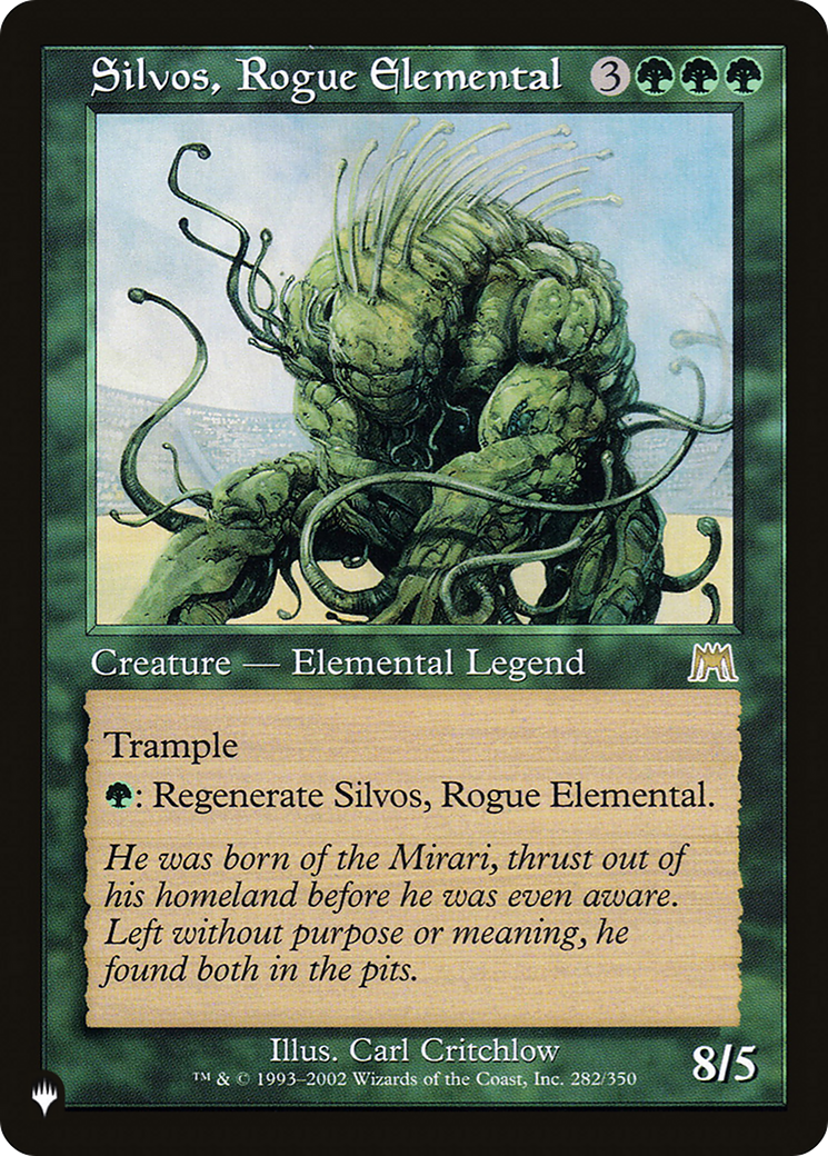 Silvos, Rogue Elemental Card Image