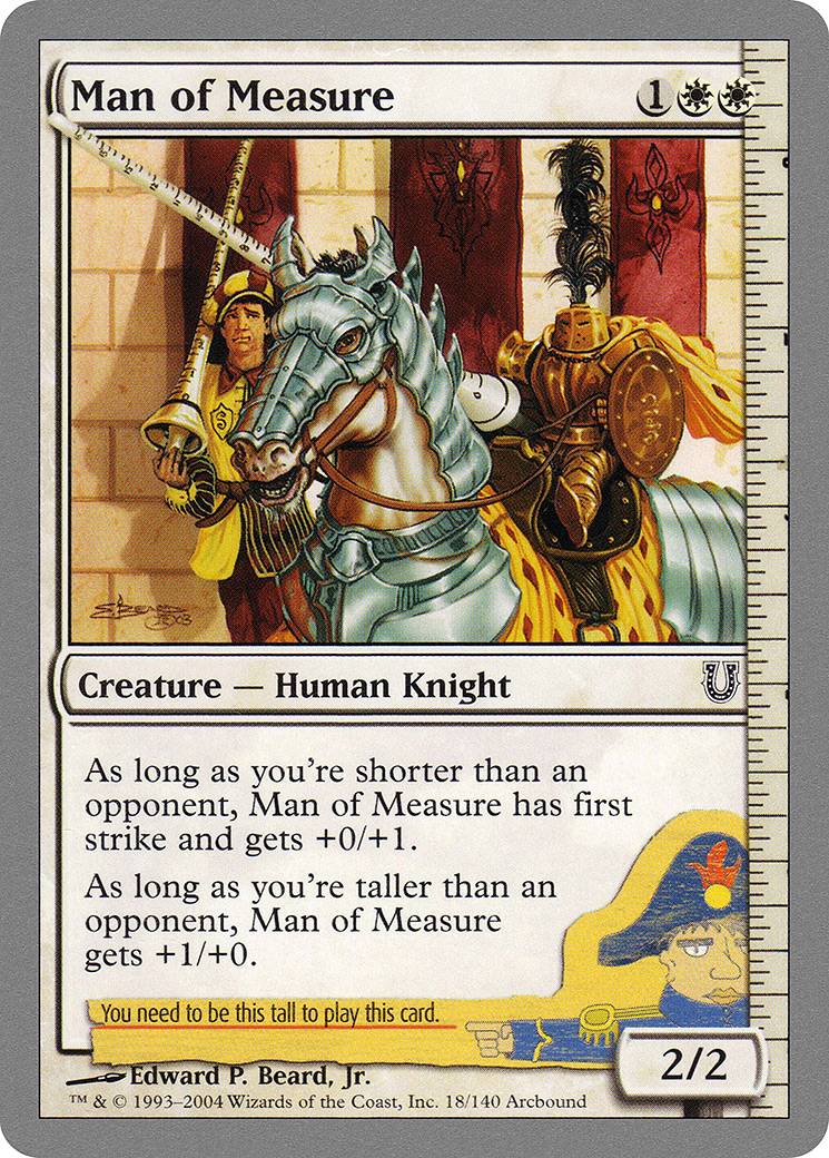 Man of Measure Card Image