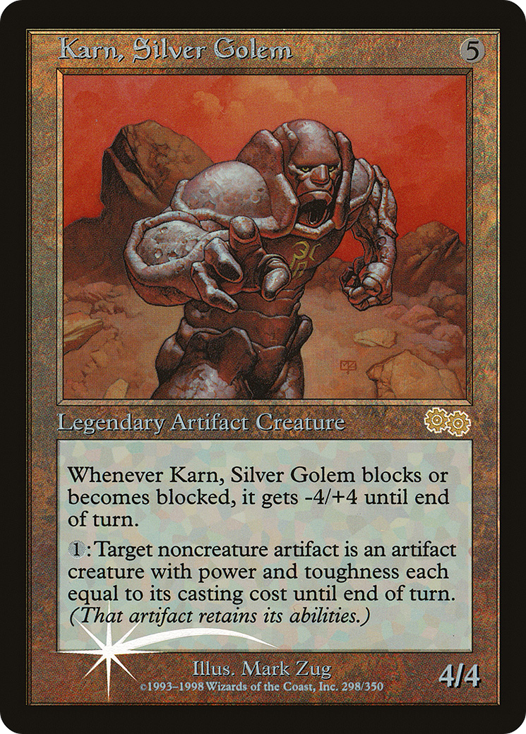 Karn, Silver Golem Card Image