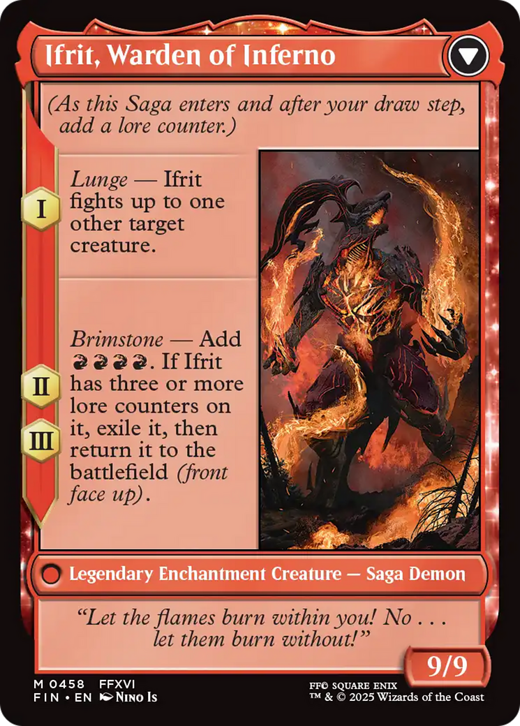Clive, Ifrit's Dominant // Ifrit, Warden of Inferno Card Image