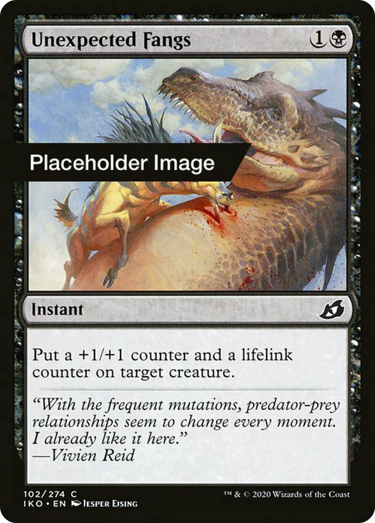 Unexpected Fangs Card Image
