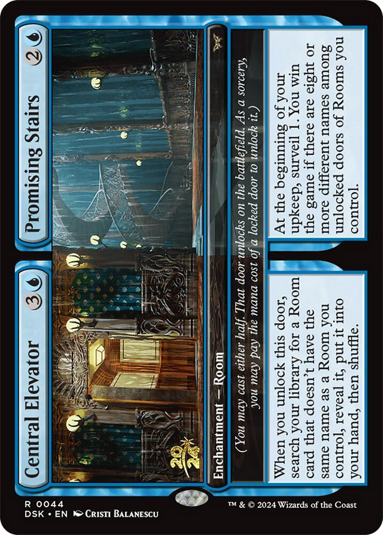 Central Elevator // Promising Stairs Card Image