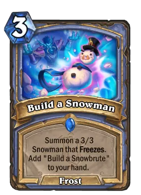 Build a Snowman Card Image