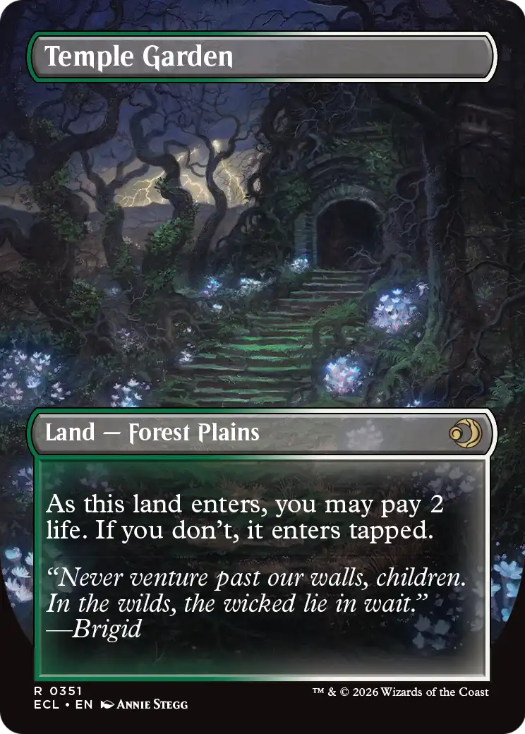 Temple Garden Magic: The Gathering card