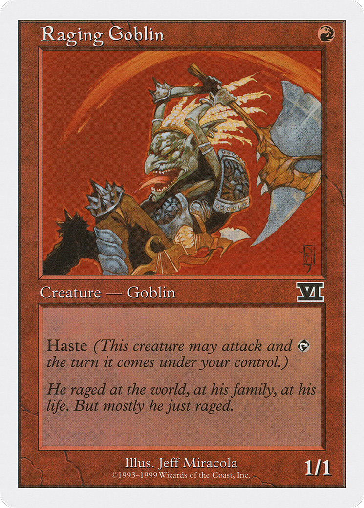 Raging Goblin Card Image