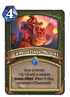 Camouflage Mount Card Image