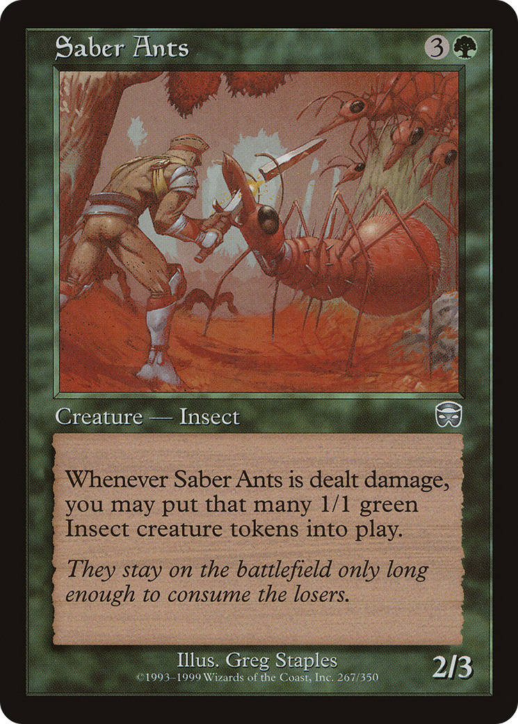 Saber Ants Card Image