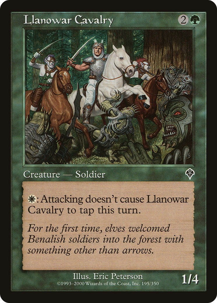 Llanowar Cavalry Card Image