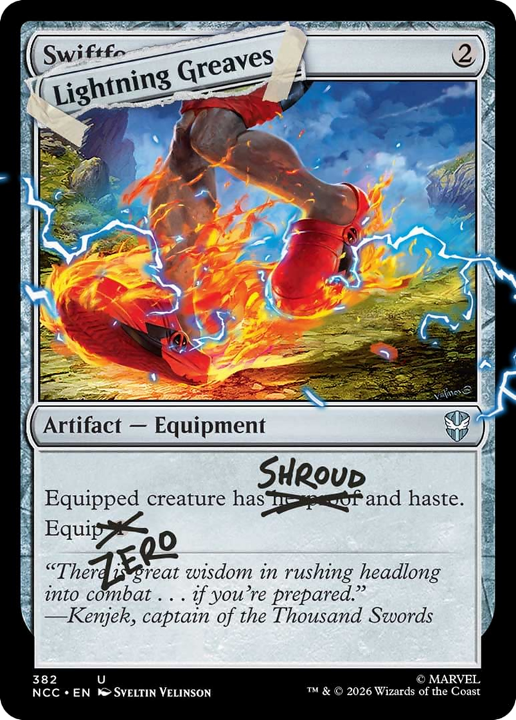 Lightning Greaves Card Image