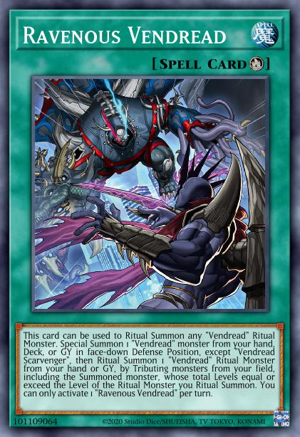 Ravenous Vendread Yu-Gi-Oh Card, Art 2