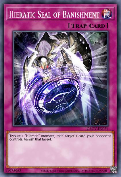 Hieratic Seal of Banishment Card Image