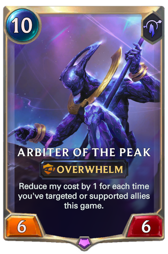 Arbiter of the Peak Card Image