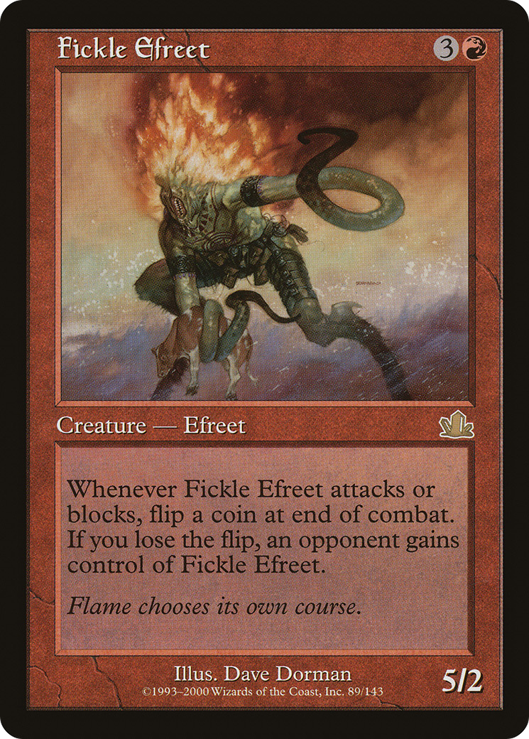 Fickle Efreet Card Image