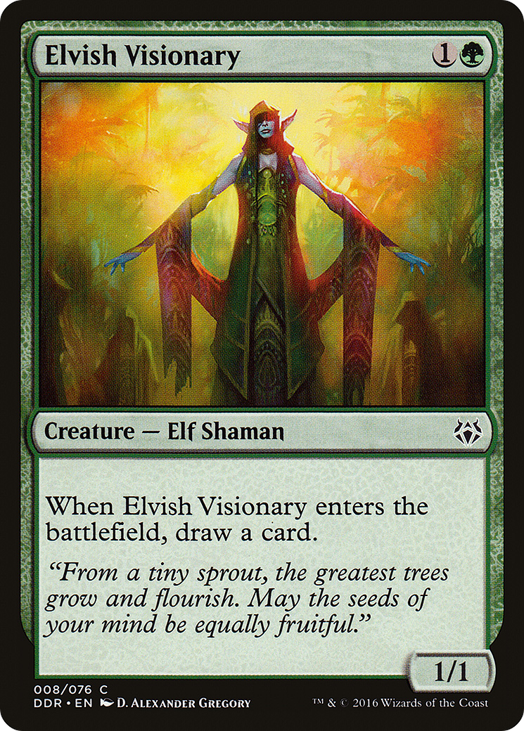 Elvish Visionary Card Image