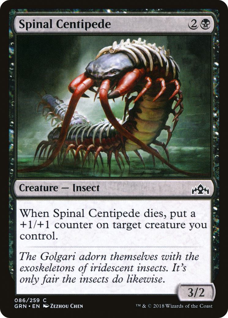 Spinal Centipede Card Image