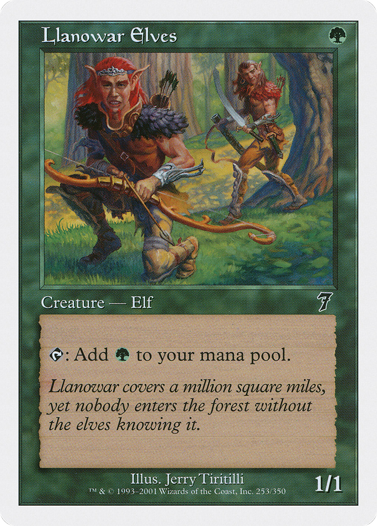 Llanowar Elves Card Image