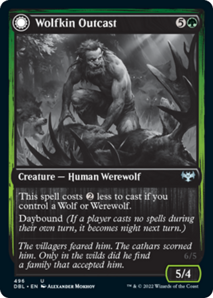 Wolfkin Outcast // Wedding Crasher Card Image