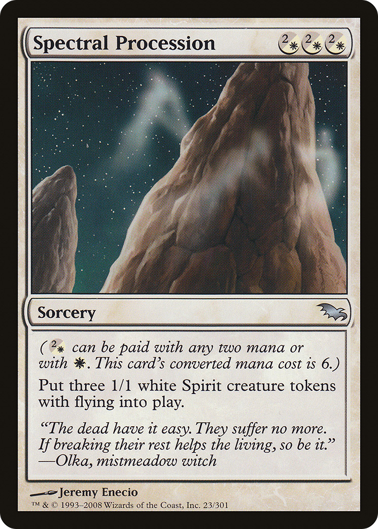 Spectral Procession Card Image
