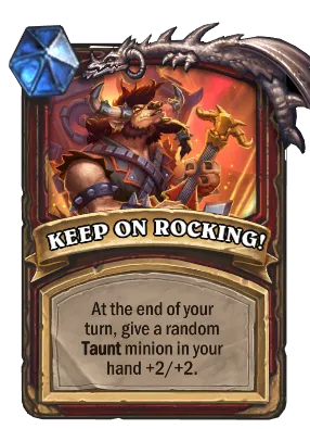 KEEP ON ROCKING! Card Image