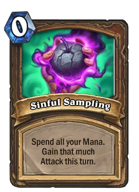 Sinful Sampling Card Image