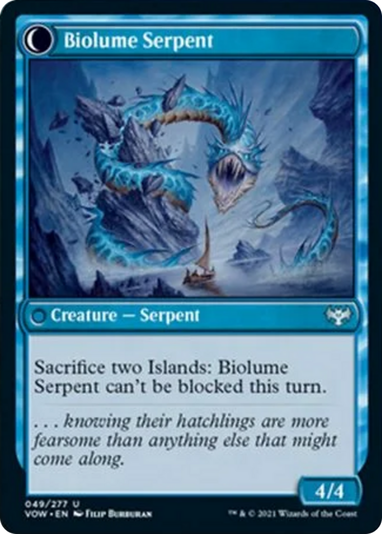 Biolume Egg // Biolume Serpent Card Image