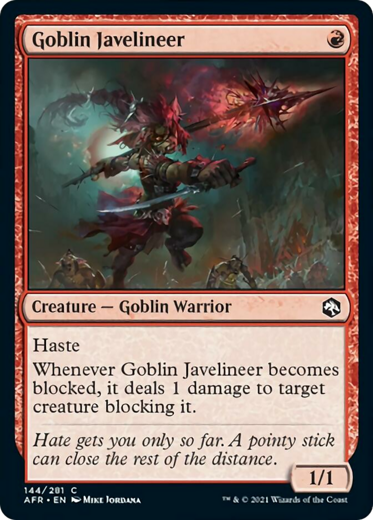 Goblin Javelineer Card Image
