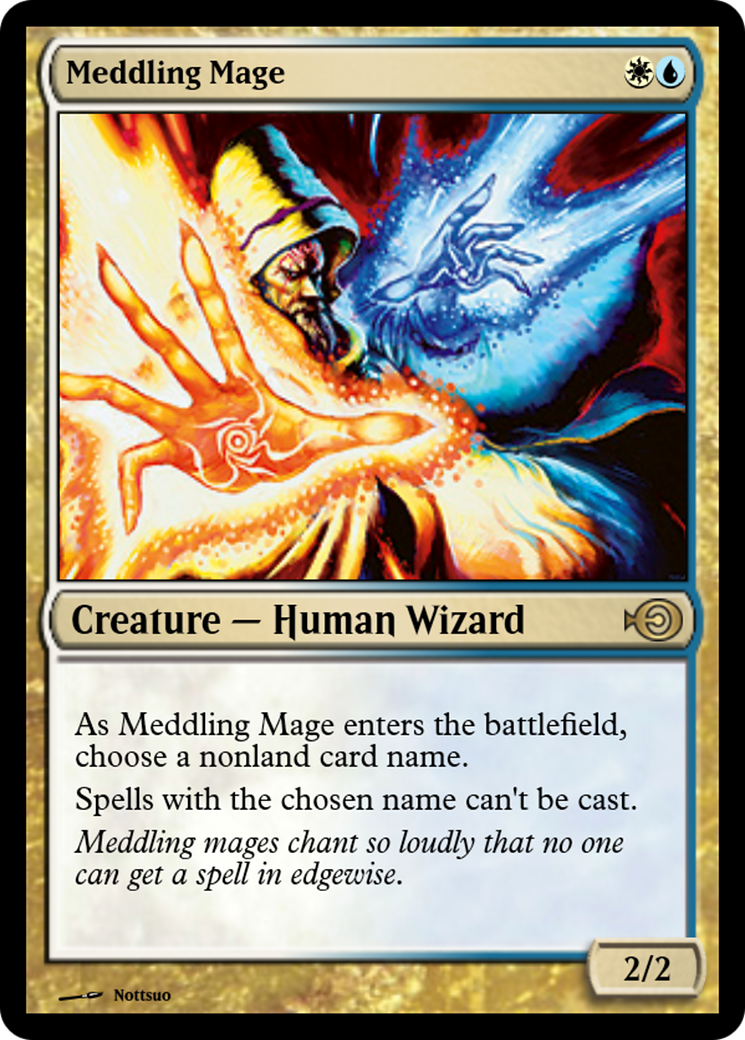 Meddling Mage Card Image