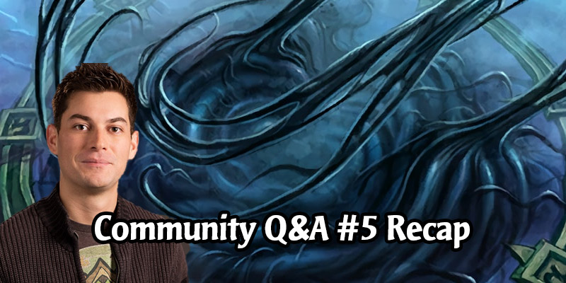 Dean Ayala's Community Q&A #5 - Core Set, Classic Arena, Upgrading to Golden Cards, Tauren Hero Portrait, Titans
