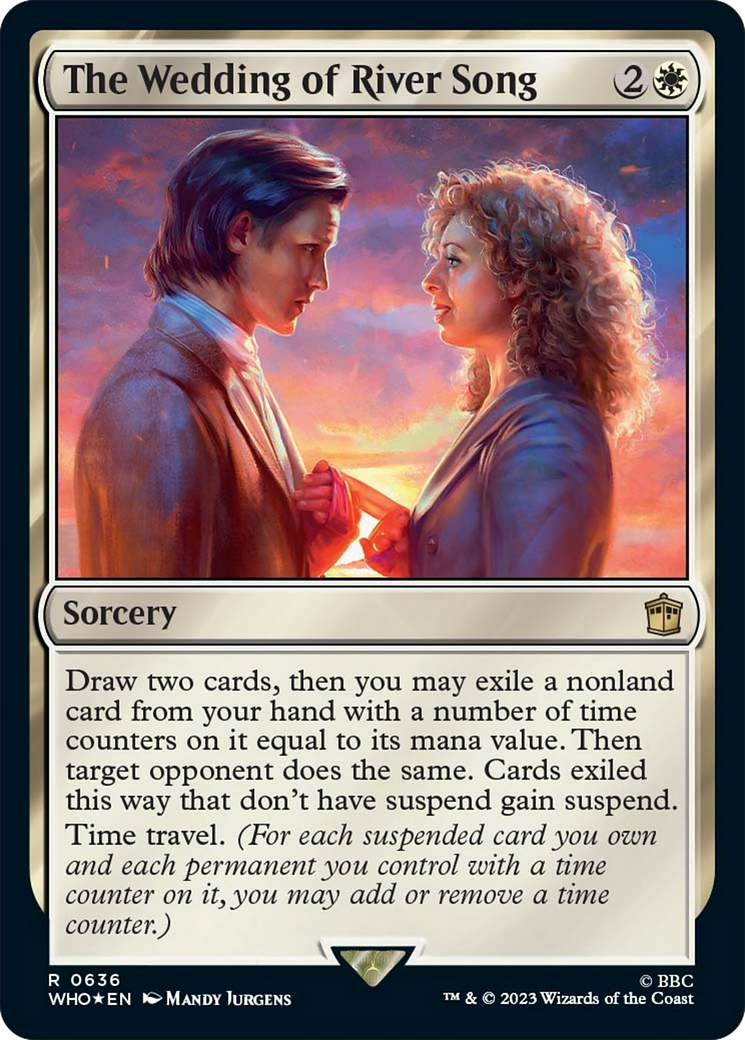 The Wedding of River Song Card Image