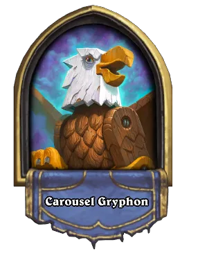 Carousel Gryphon Card Image