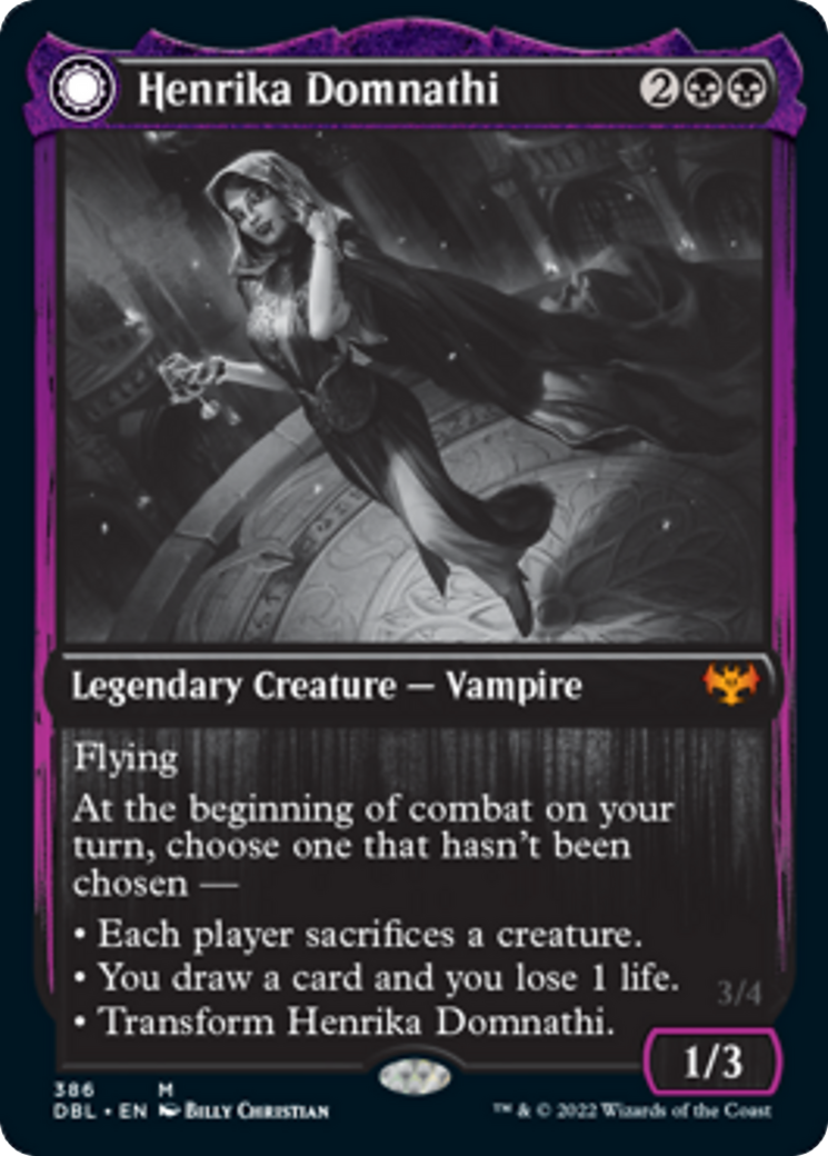 Henrika Domnathi // Henrika, Infernal Seer Card Image