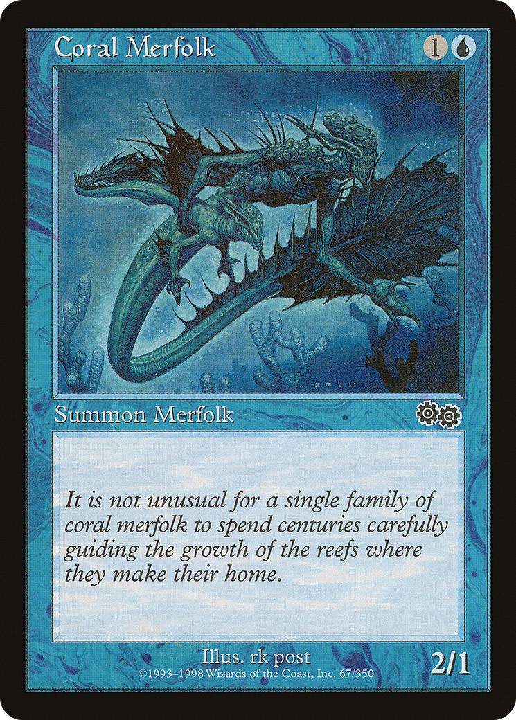 Coral Merfolk Card Image