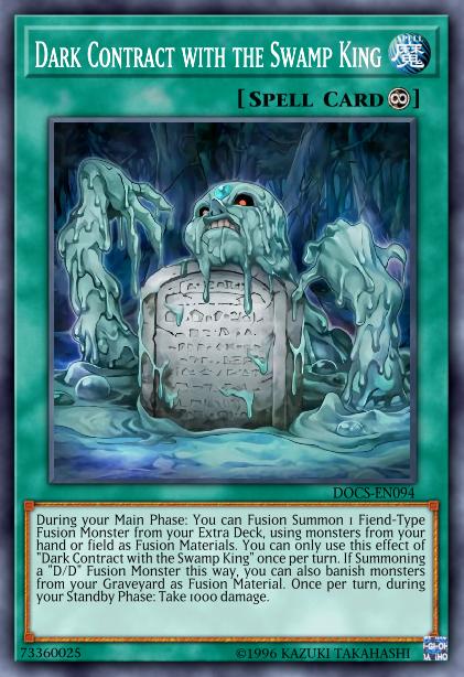 Dark Contract with the Swamp King Card Image