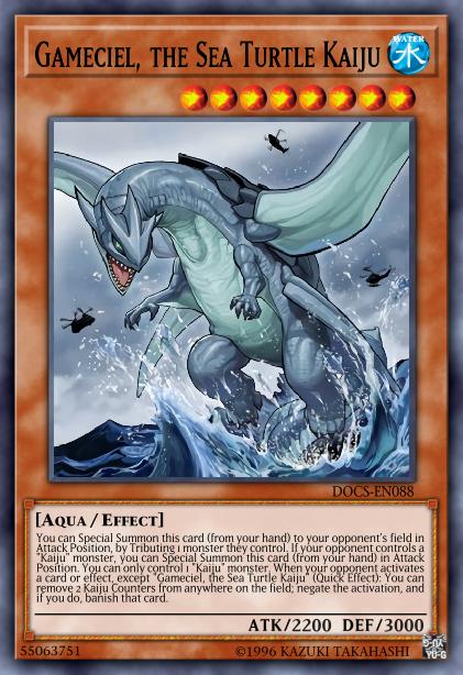 Gameciel, the Sea Turtle Kaiju Card Image