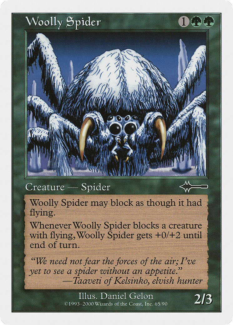 Woolly Spider Card Image