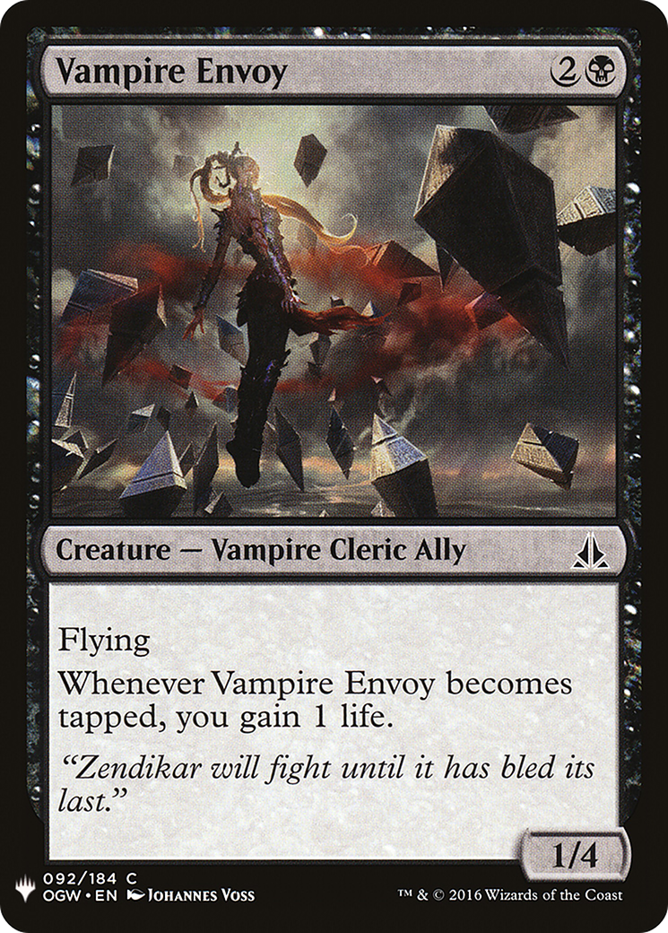 Vampire Envoy Card Image
