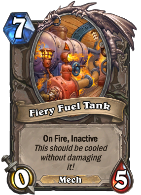 Fiery Fuel Tank Card Image