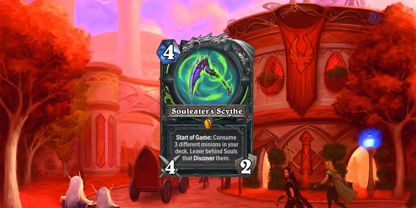 Souleater's Scythe, Demon Hunter's First Ever Legendary Weapon - Hearthstone Developer Insights on Card Mechanics, Decks, and Other Featured Notes