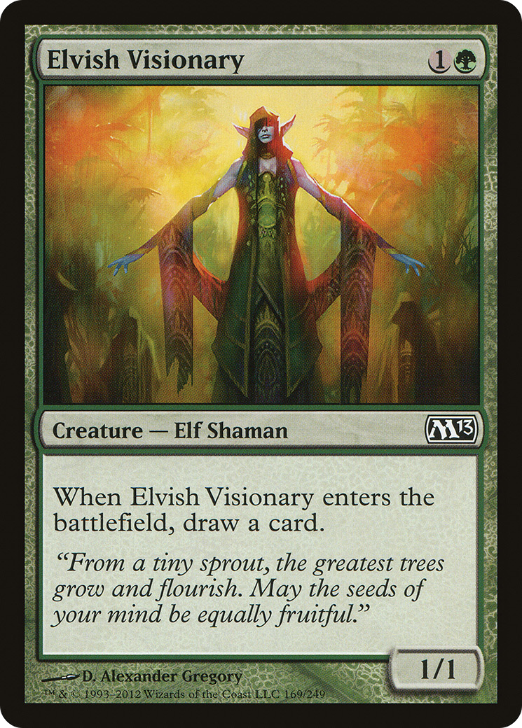 Elvish Visionary Card Image