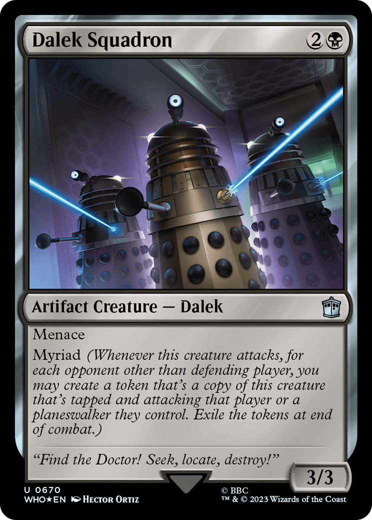 Dalek Squadron Card Image